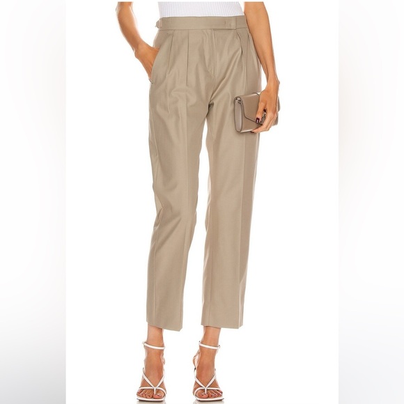 NWT MaxMara Lucas Optical White Long Trouser Size 10 - Picture 10 of 11